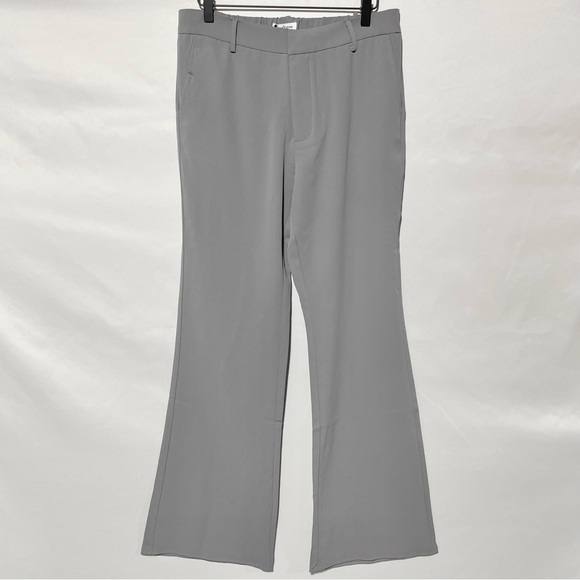 New Area Stars Flare Leg Elastic Waist Trousers Victoria Pant Grey Size Small - Picture 5 of 16